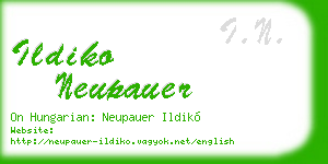 ildiko neupauer business card